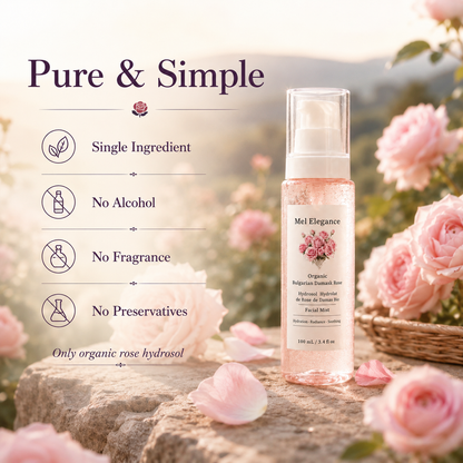 Mel Elegance Bulgarian Damask Rose Facial Mist