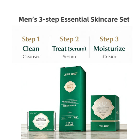 Men’s 3-Step Essential Skincare Set|男士三步基础护肤套装